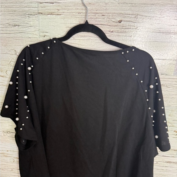 Bloomchic black pearl blouse size 22 tee shirt - Picture 5 of 6